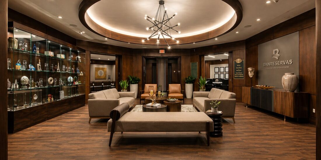 Banreservas, salón ejecutivo — Entretelas Interiores