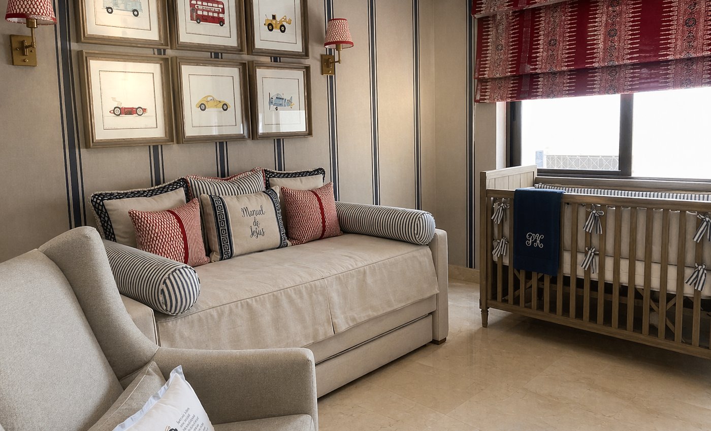 Cuarto de bebé personalizado — Entretelas Interiores
